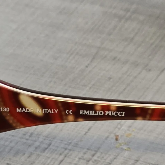 NWOT Emilio Pucci EP6265 Multi Color Sunglasses. With Hard  display picture 1